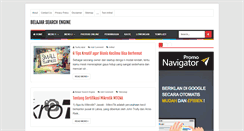 Desktop Screenshot of belajarsearchengine.com